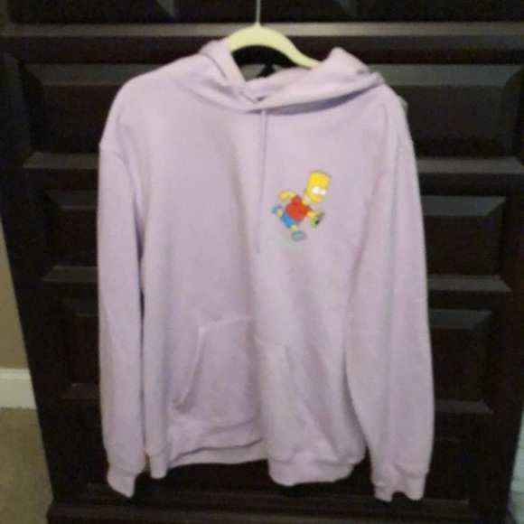 H&M BART SIMPSON hooded sweatshirt, size XL, excellent condition - Picture 1 of 6